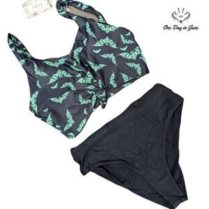 Feelycc Tie Knot Top Bikini Swimsuit Size M